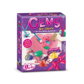 Gemstone Dig Up 6 Gems & Rocks for Age Above 6