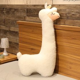 Girl Sleeping Pillow Large Plush Toy (Option: White-75CM-With core)