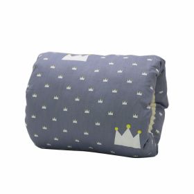 Adjustable Nursing Arm Pillow (Option: Dark Blue Small Crown-25X23CM)